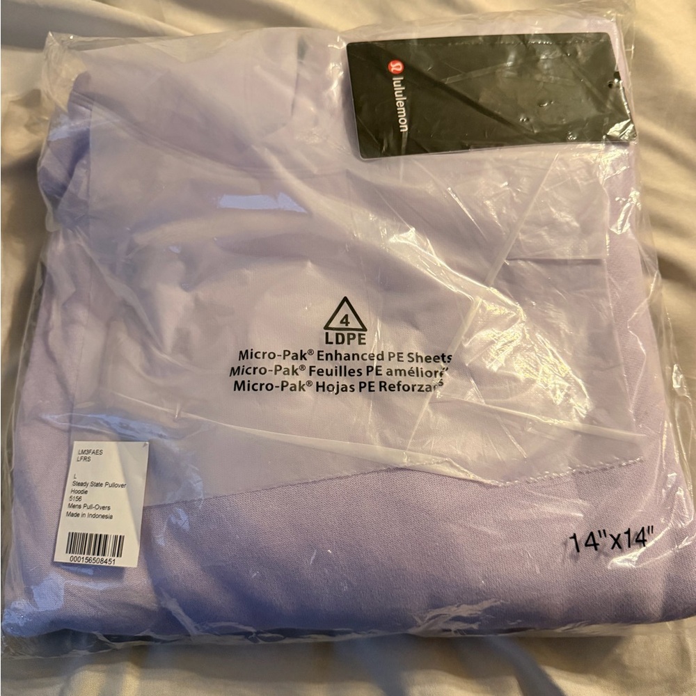 Lululemon Lilac Frost  Steady State Men’s Hoodie